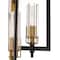 Maxim Lighting Flambeau 6-Light 14" Wide Black / Antique Brass Chandelier 16116CLBKAB - alternate 2